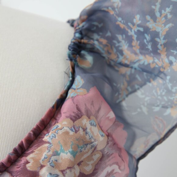 Selkie Romance Novel Blue Floral Gown - RARE FIND - Size XL - Picture 11 of 11